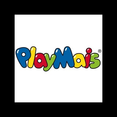 Logótipo colorido da marca PlayMais sobre fundo branco