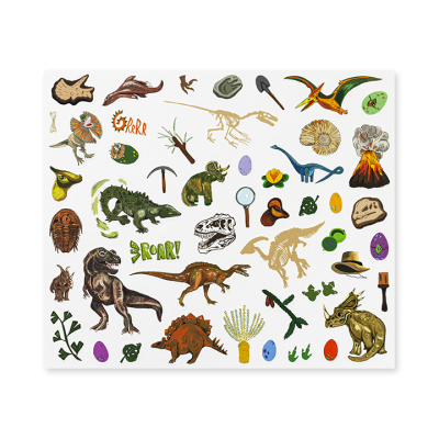 160&#x20;Autocolantes&#x20;&#x7C;&#x20;Dinossauros