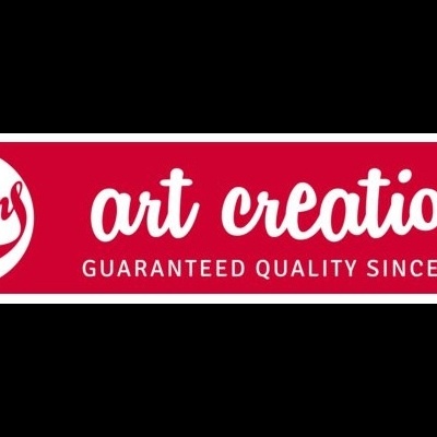 Logótipo Talens art creation em fundo vermelho