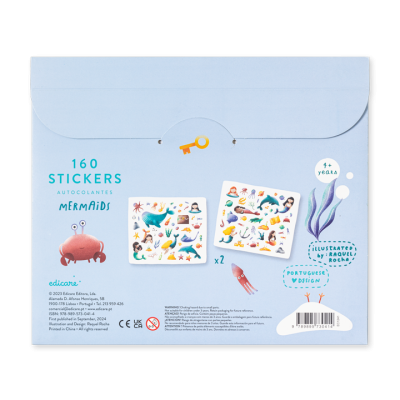 160&#x20;Autocolantes&#x20;&#x7C;&#x20;Sereias