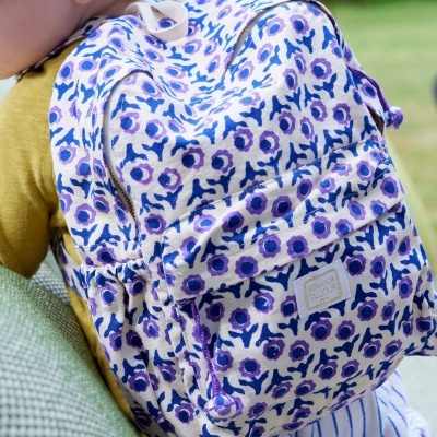 Mochila&#x20;&#x7C;&#x20;Floral&#x20;Roxo