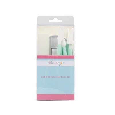 Kit de ferramentas para decoração de bolos Cake Star em embalagem transparente