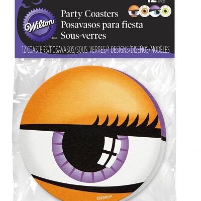 Pacote de porta-copos para festas com design de olho cartoon