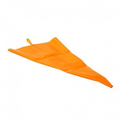 Triângulo de sinalização laranja com argola para pendurar