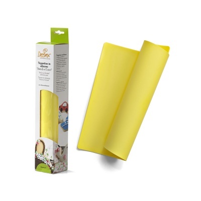 Rolo de silicone amarelo flexível com embalagem DecoTime