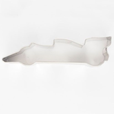 Forma metálica para bolachas com formato irregular e brilho