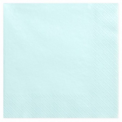 Guardanapo azul claro com textura nas bordas