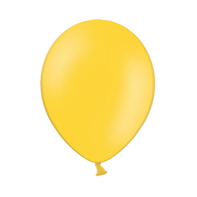 Balão amarelo de látex com fundo branco