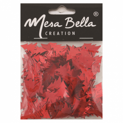 Pacote de confetes vermelhos em forma de borboletas da marca Mesa Bella