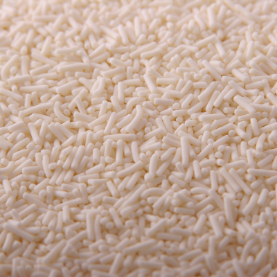 Granulados brancos finos para decoração de bolos