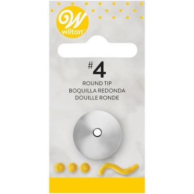 Embalagem de ponta redonda Wilton #4 para decoração de bolos