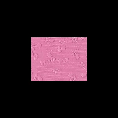 tecido rosa com padrão de flores em relevo