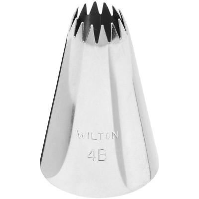 Bico de decoração metálico WILTON 4B para bolos