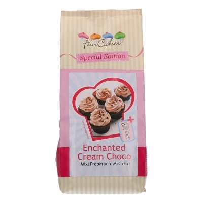 Pacote de preparado para bolos FunCakes Enchanted Cream Choco