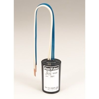 Condensador Rain Bird FD-101 com fios azuis e branco