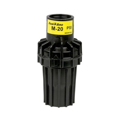Esguicho de irrigação preto com etiqueta amarela RAIN BIRD M-20 PSI