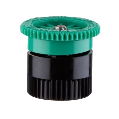 Bocal de aspersor de rega verde e preto