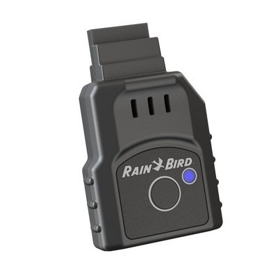 Dispositivo eletrônico preto compacto da marca Rain Bird