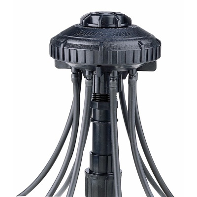 Aspersor de irrigação preto RAIN BIRD com tubos flexíveis