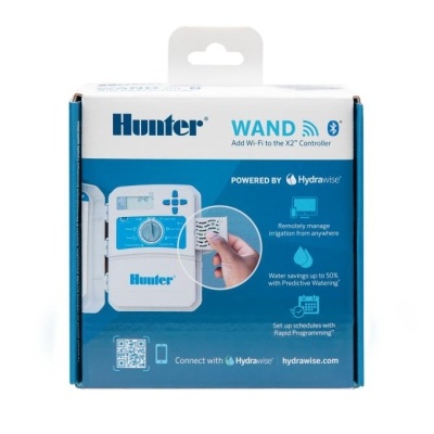 Embalagem do produto Hunter WAND para controlador X2 com funções Wi-Fi e Bluetooth