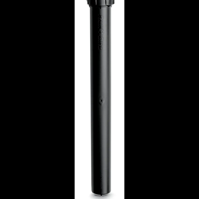 Ejetor de rega preto cilíndrico de plástico