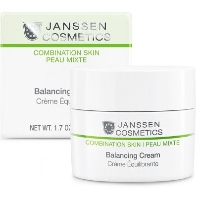 Creme equilibrante Janssen Cosmetics pele mista e caixa