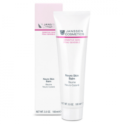 Tubo e embalagem do Janssen Cosmetics Neuro Skin Balm para pele sensível