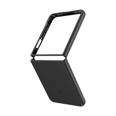 Capa protetora preta para telemóvel com dobradiça