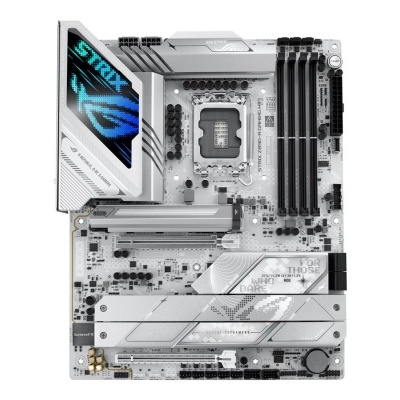 Motherboard ASUS ROG STRIX Z690-A GAMING WIFI D4 branco e cinza