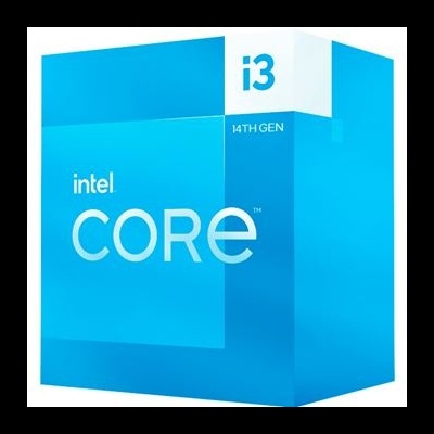 Embalagem azul de processador Intel Core i3 14ª geração