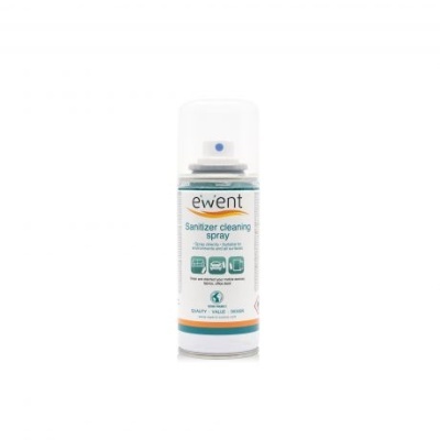 Spray sanitizador de limpeza Ewent branco com tampa transparente