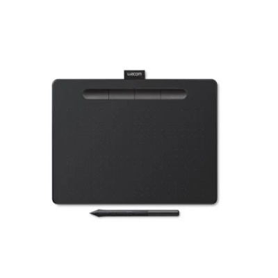 Mesa digitalizadora preta Wacom com caneta