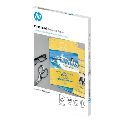 Pacote de papel HP Enhanced Business Paper com imagem de cruzeiro no mar
