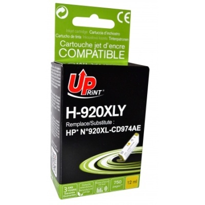 Cartucho de tinta preto compatível Up Print H-920XLY para impressoras HP