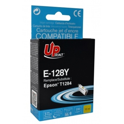 Embalagem de tinteiro Up Print E-128Y para Epson T1284
