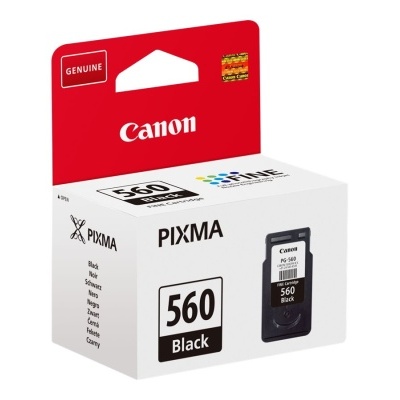 Caixa de tinta Canon PIXMA 560 Black para impressora