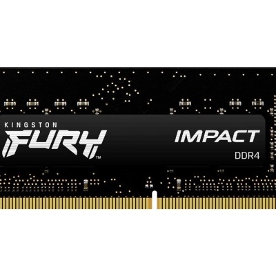 Módulo de memória RAM Kingston FURY IMPACT DDR4 preto