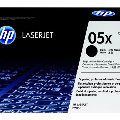 Embalagem tinta HP LaserJet 05x Black CE505X