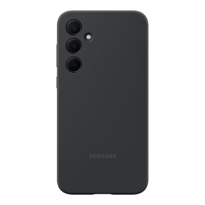 Smartphone Samsung preto com três câmaras traseiras e flash