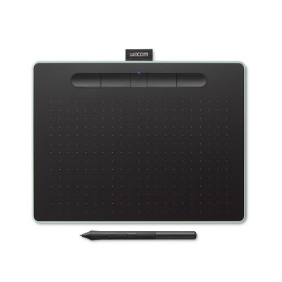 Mesa digitalizadora Wacom preta com caneta