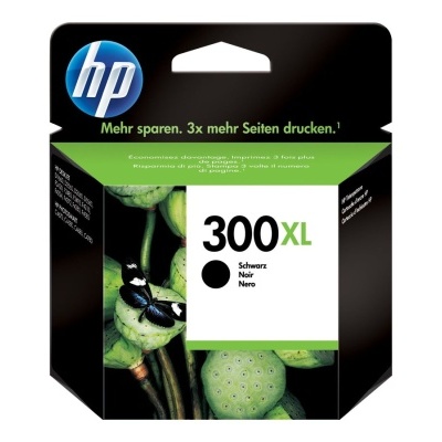 Caixa de tinta HP 300XL preta para impressora
