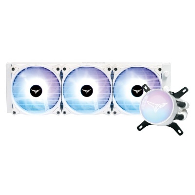 Sistema de refrigeração líquida para computador com ventoinhas iluminadas