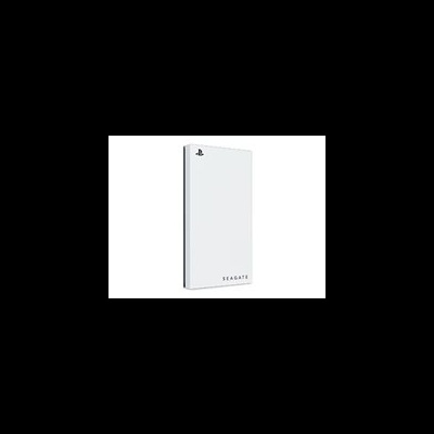 Disco rígido externo Seagate branco minimalista vertical
