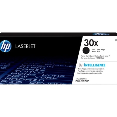 Caixa de cartucho de toner HP LaserJet 30x preto