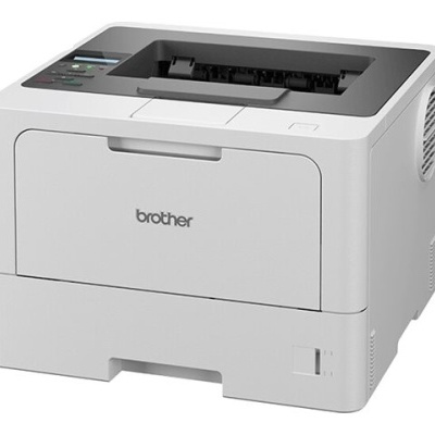 Impressora laser branca Brother para secretária