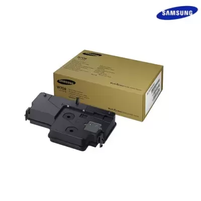 Kit manutenção impressora Samsung V700 com peças pretas e caixa bege