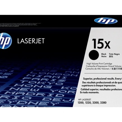 Embalagem toner HP LaserJet 15x preto CF215X para impressoras HP
