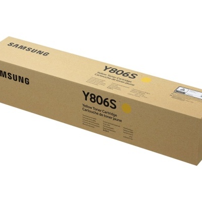 Caixa de cartucho de toner amarelo Samsung Y806S