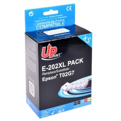 Embalagem de recarga de tinta para impressora Up Print E-202XL PACK compatível Epson T02G7