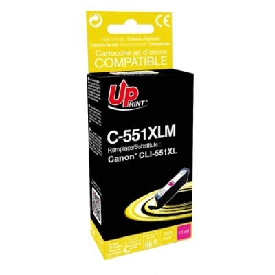 Embalagem de tinta para impressora compatível modelo C-551XLM preta